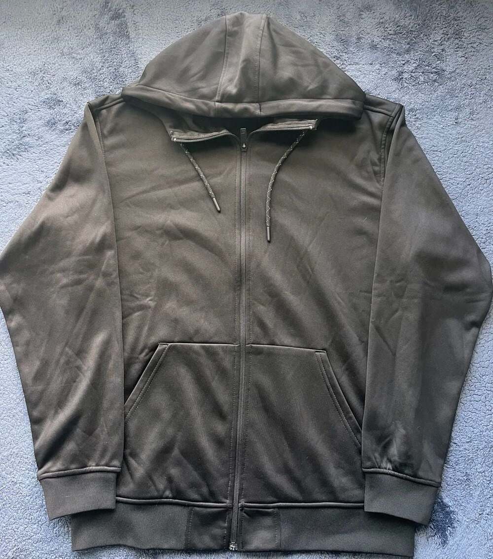 Eastbay Men's Black Full Zip Fleece Lined Hoodie Size Large